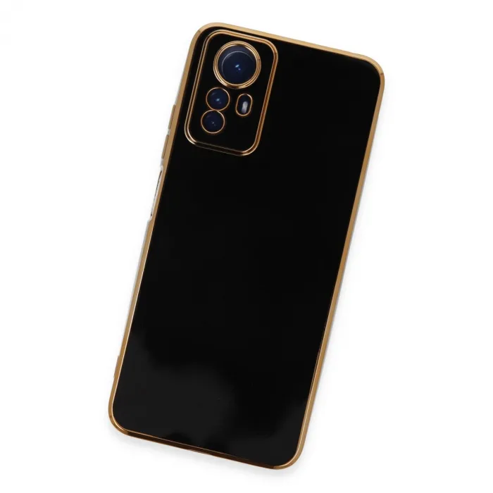 Xiaomi Redmi Note 12S Kılıf Volet Silikon - Siyah