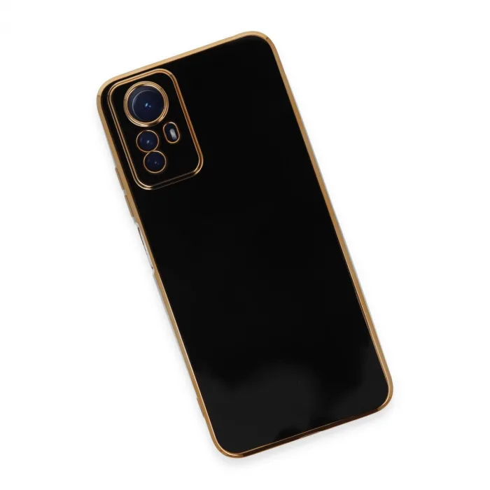 Xiaomi Redmi Note 12S Kılıf Volet Silikon - Siyah