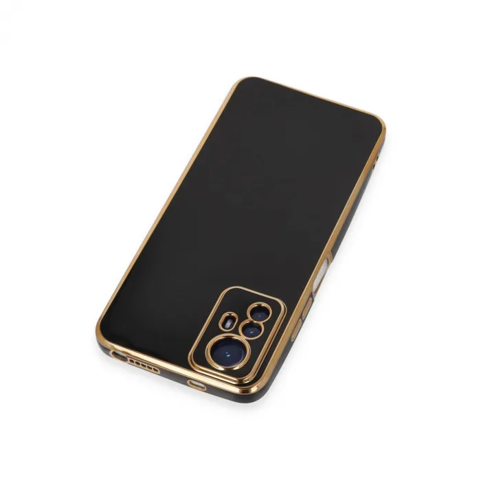 Xiaomi Redmi Note 12S Kılıf Volet Silikon - Siyah