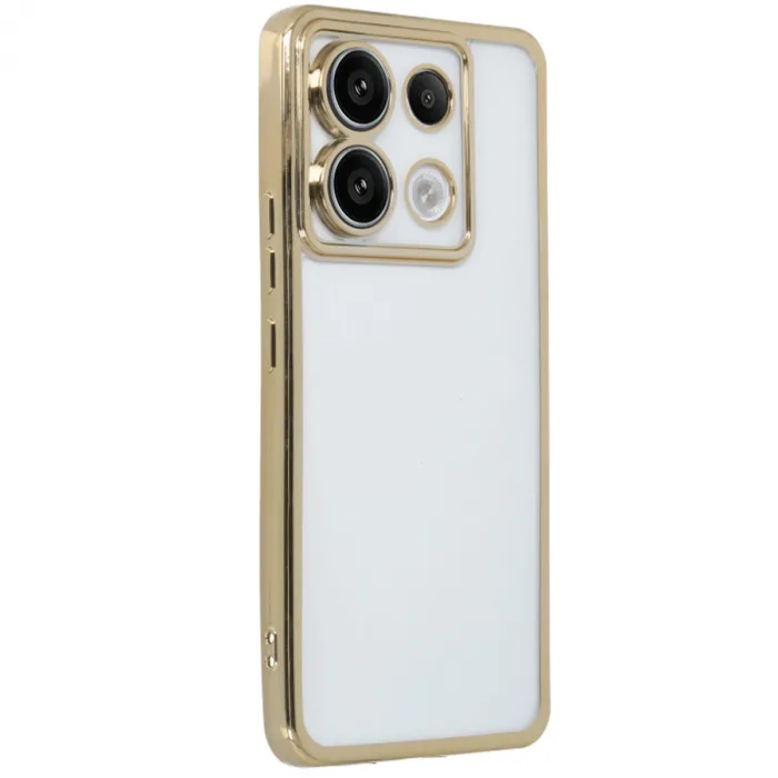 Xiaomi Redmi Note 13 Pro 4g Kılıf Razer Lensli Silikon - Gold