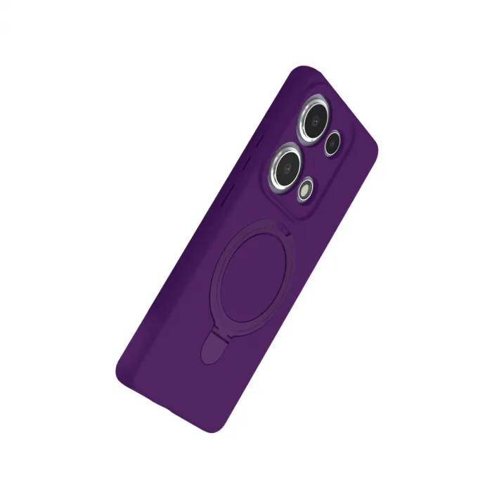 Xiaomi Redmi Note 13 Pro 4g Regal Magsafe Standlı Kapak - Derin Mor