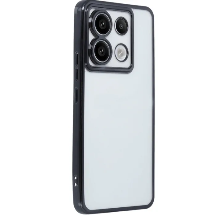 Xiaomi Redmi Note 13 Pro 5g Kılıf Razer Lensli Silikon - Siyah