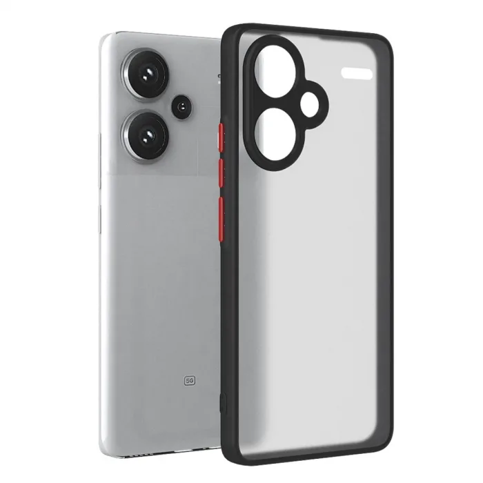 Xiaomi Redmi Note 13 Pro Plus Kılıf Montreal Silikon Kapak - Siyah