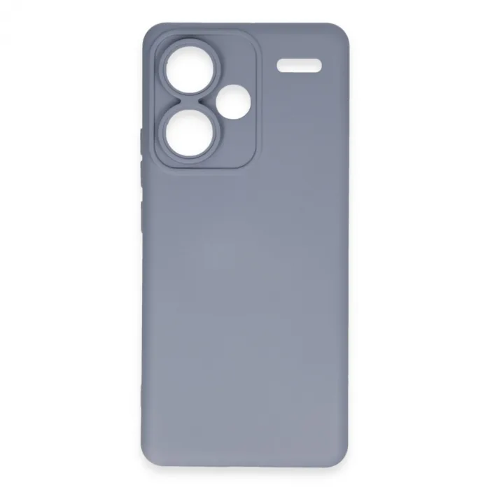 Xiaomi Redmi Note 13 Pro Plus Kılıf Nano İçi Kadife Silikon - Gri