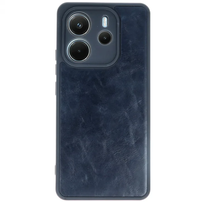Xiaomi Redmi Note 14 4g Kılıf Aras Deri Kapak - Lacivert
