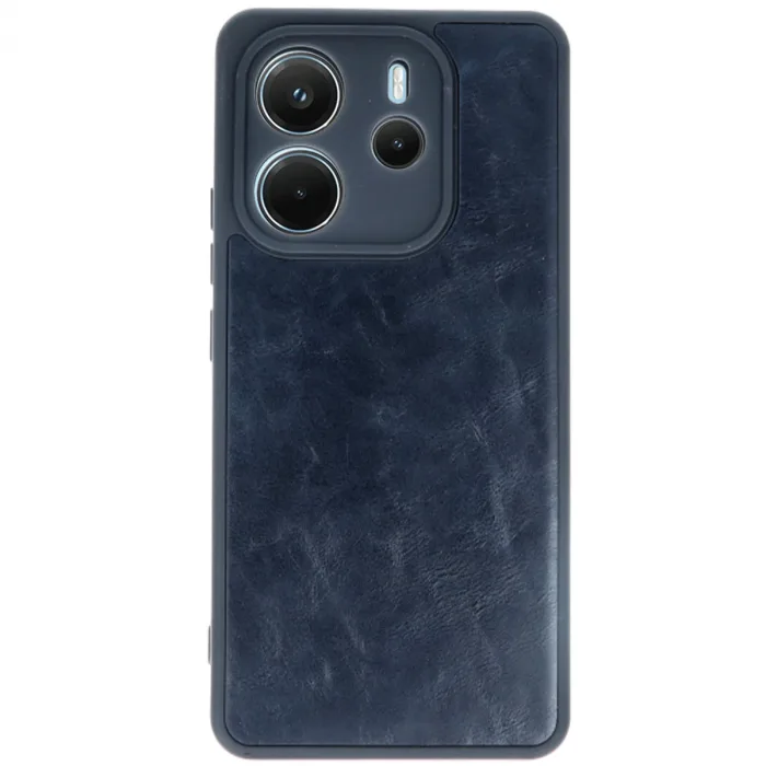 Xiaomi Redmi Note 14 4g Kılıf Aras Deri Kapak - Lacivert