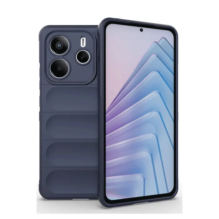 Xiaomi Redmi Note 14 4g Kılıf Optimum Silikon - Lacivert
