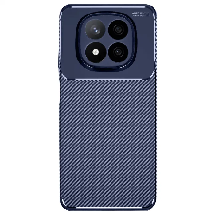 Xiaomi Redmi Note 14 Pro 4g Kılıf Auto Focus Karbon Kapak - Lacivert