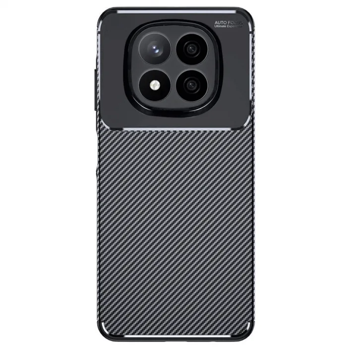 Xiaomi Redmi Note 14 Pro 4g Kılıf Auto Focus Karbon Kapak - Siyah