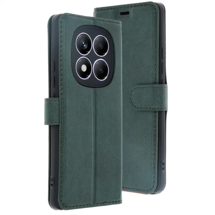 Xiaomi Redmi Note 14 Pro 4g Kılıf Trend S Plus Kapaklı Kılıf - Yeşil