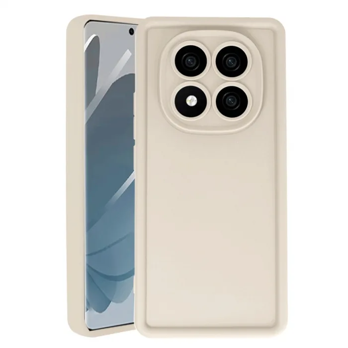 Xiaomi Redmi Note 14 Pro 4g Kılıf Viera Silikon - Krem