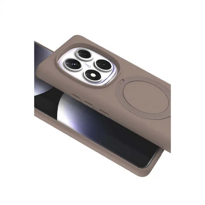 Xiaomi Redmi Note 14 Pro 4g Regal Magsafe Standlı Kapak - Çöl Titanyum