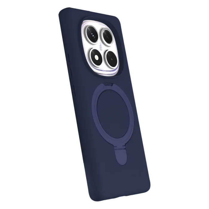 Xiaomi Redmi Note 14 Pro 4g Regal Magsafe Standlı Kapak - Lacivert