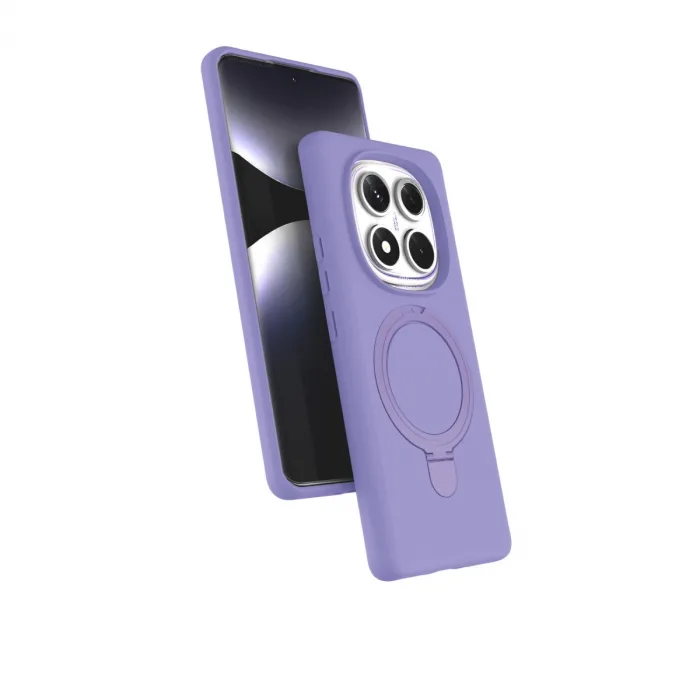 Xiaomi Redmi Note 14 Pro 4g Regal Magsafe Standlı Kapak - Lila