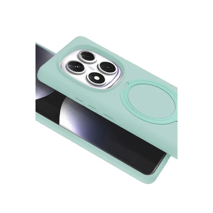 Xiaomi Redmi Note 14 Pro 4g Regal Magsafe Standlı Kapak - Su Yeşili
