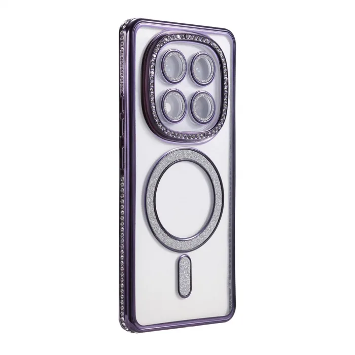 Xiaomi Redmi Note 14 Pro 5g Joke Simli Magneticsafe Kılıf - Derin Mor