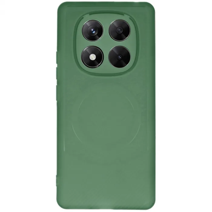 Xiaomi Redmi Note 14 Pro 5g Kılıf Maya Karbon Kapak - Koyu Yeşil