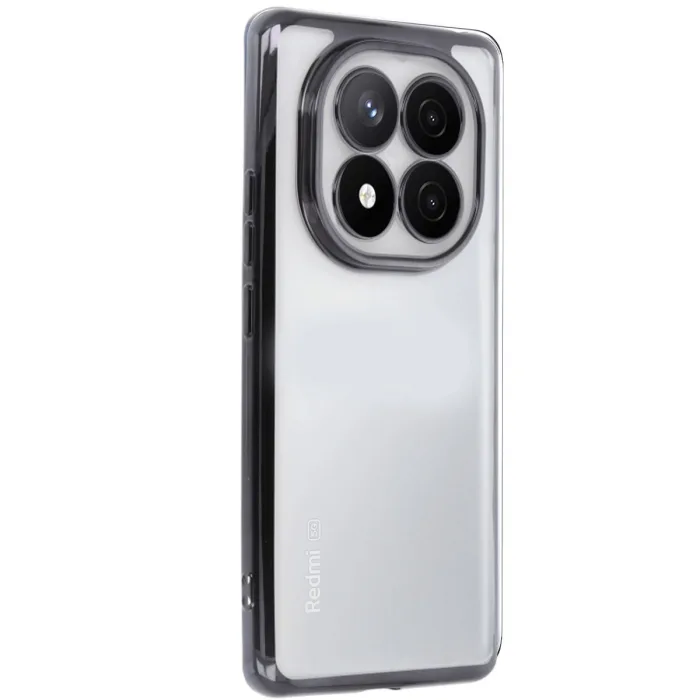 Xiaomi Redmi Note 14 Pro 5g Kılıf Razer Lensli Silikon - Siyah