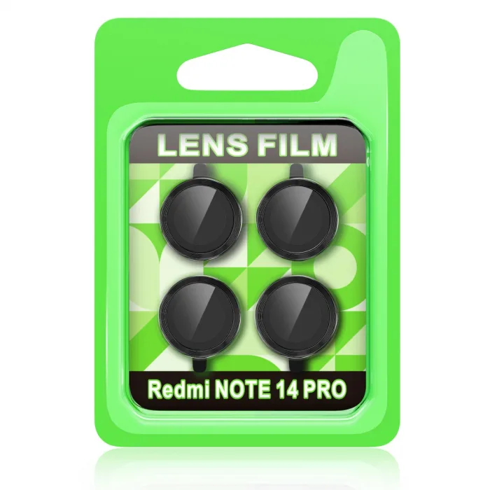 Xiaomi Redmi Note 14 Pro 5g Raze Metal Kamera Lens - Siyah