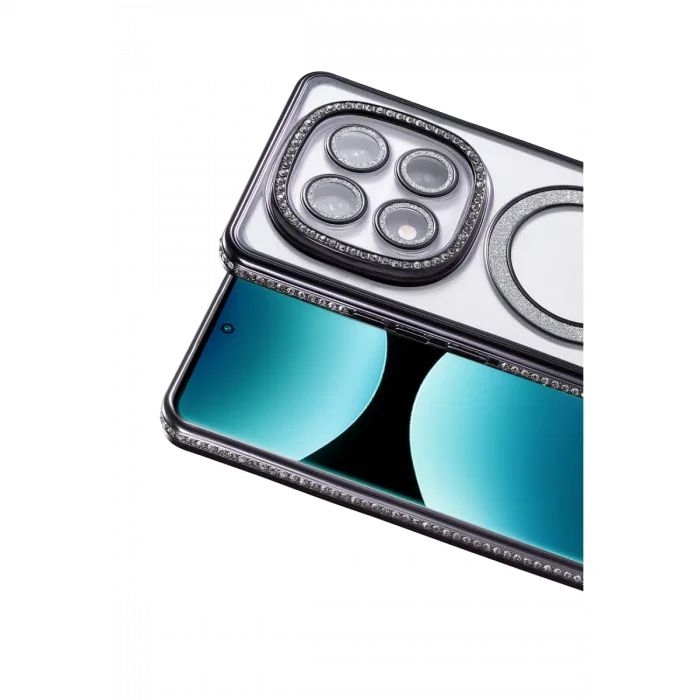 Xiaomi Redmi Note 15 4g Joke Simli Magneticsafe Kılıf - Siyah