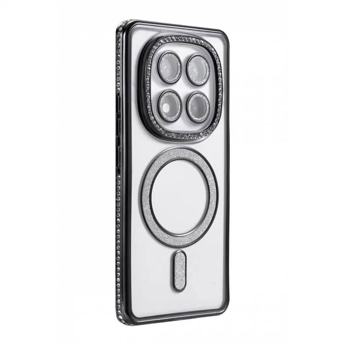 Xiaomi Redmi Note 15 4g Joke Simli Magneticsafe Kılıf - Siyah