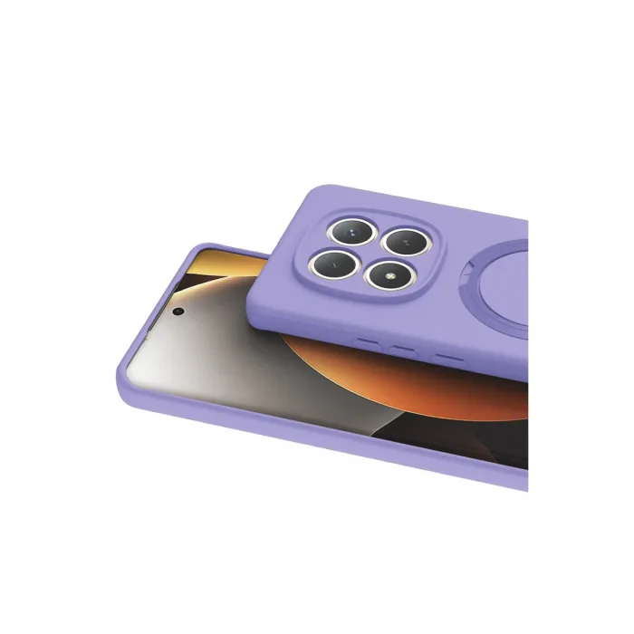 Xiaomi Redmi Note 15 Pro 4g Regal Magsafe Standlı Kapak - Lila