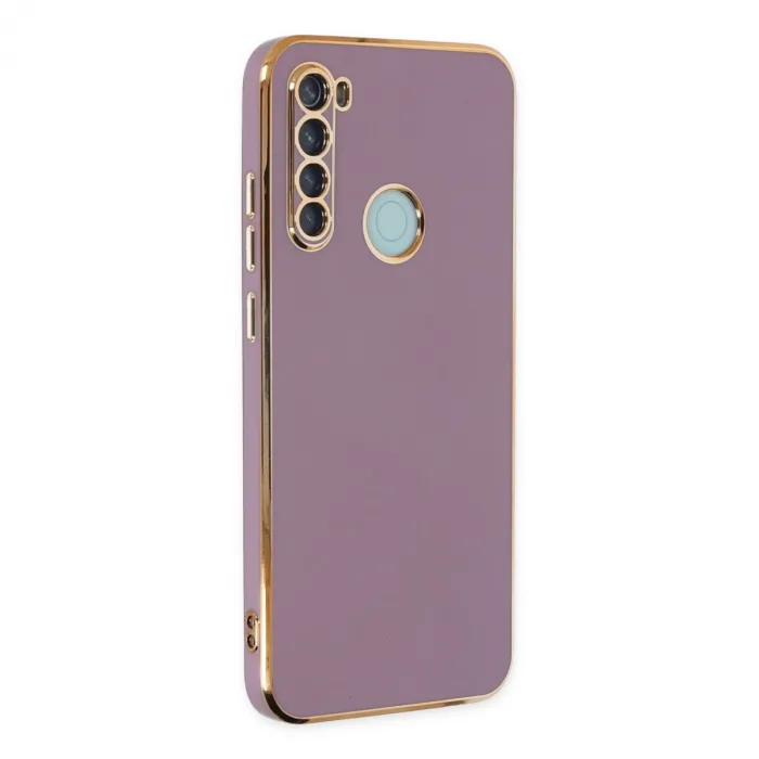 Xiaomi Redmi Note 8 Kılıf Volet Silikon - Mor