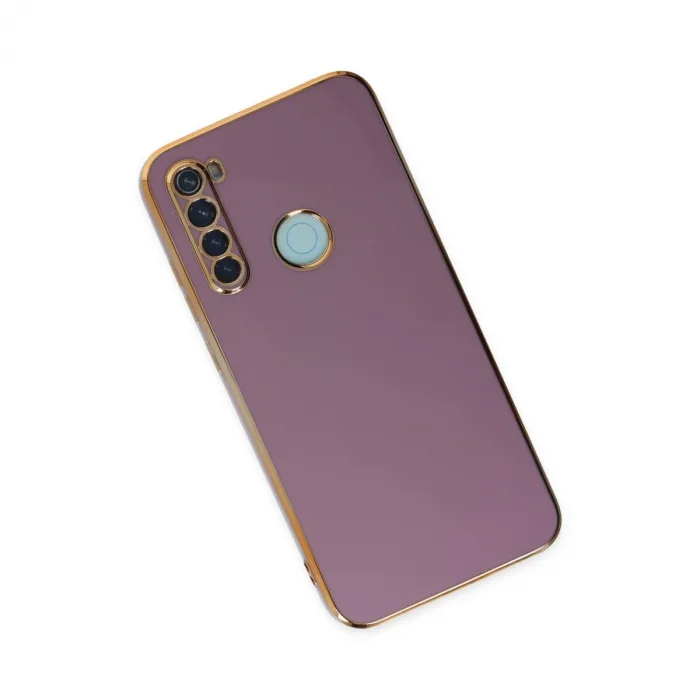 Xiaomi Redmi Note 8 Kılıf Volet Silikon - Mor
