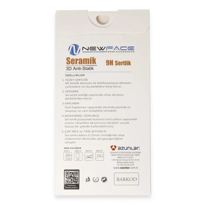 Xiaomi Redmi Note 8 Pro 3d Antistatik Mat Seramik Nano Ekran Koruyucu