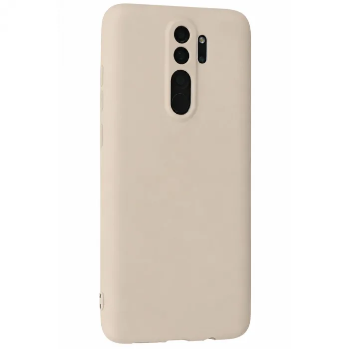 Xiaomi Redmi Note 8 Pro Kılıf First Silikon - Krem