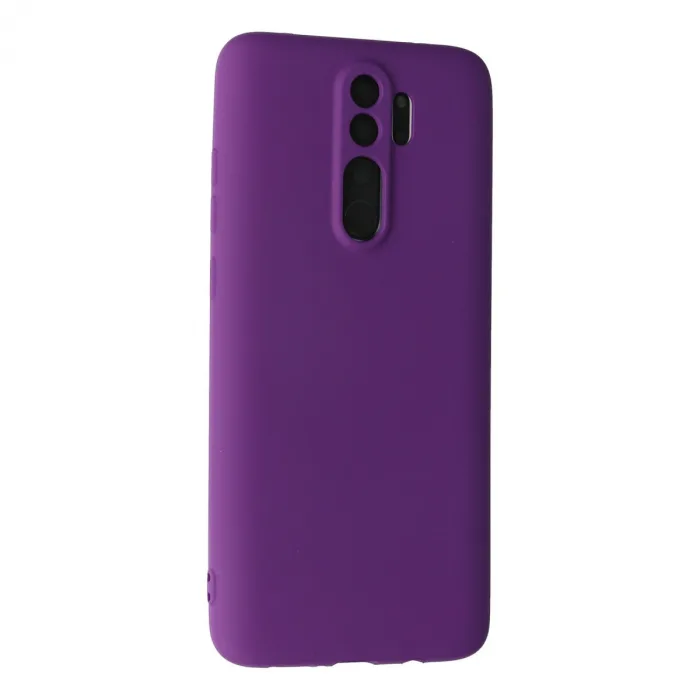 Xiaomi Redmi Note 8 Pro Kılıf First Silikon - Mor