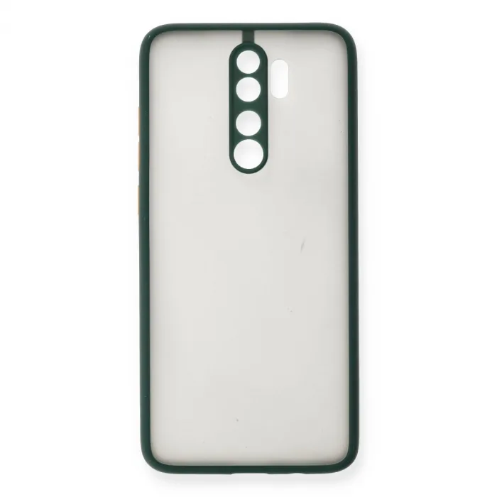 Xiaomi Redmi Note 8 Pro Kılıf Montreal Silikon Kapak - Yeşil