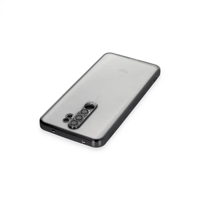 Xiaomi Redmi Note 8 Pro Kılıf Razer Lensli Silikon - Siyah