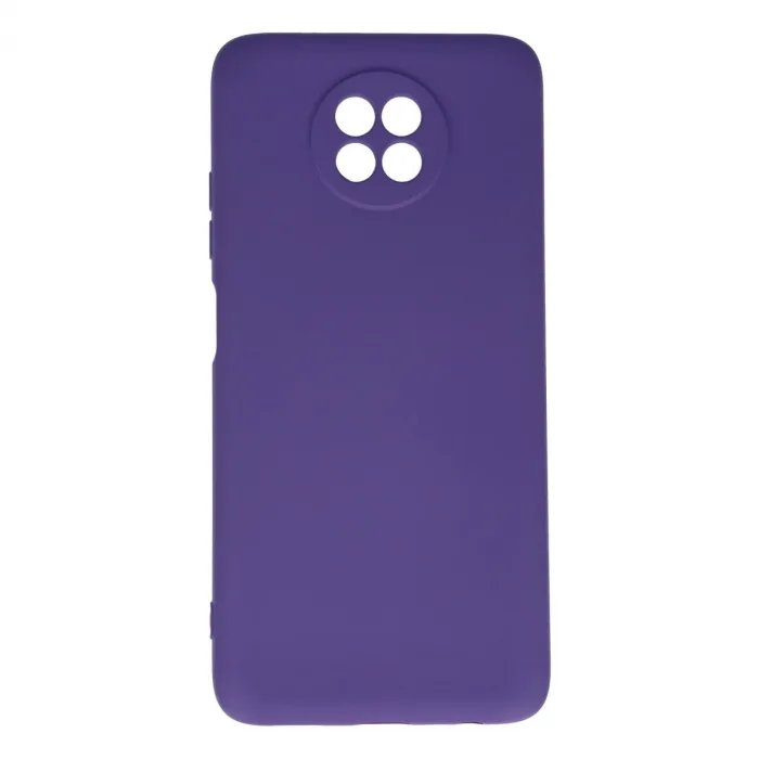 Xiaomi Redmi Note 9 5g Kılıf Nano İçi Kadife Silikon - Mor