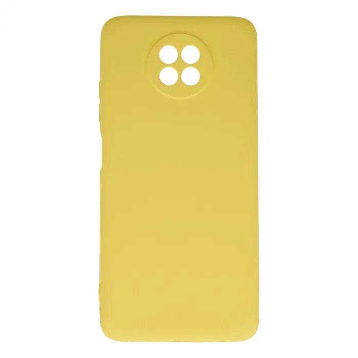 Xiaomi Redmi Note 9 5g Kılıf Nano İçi Kadife Silikon - Sarı