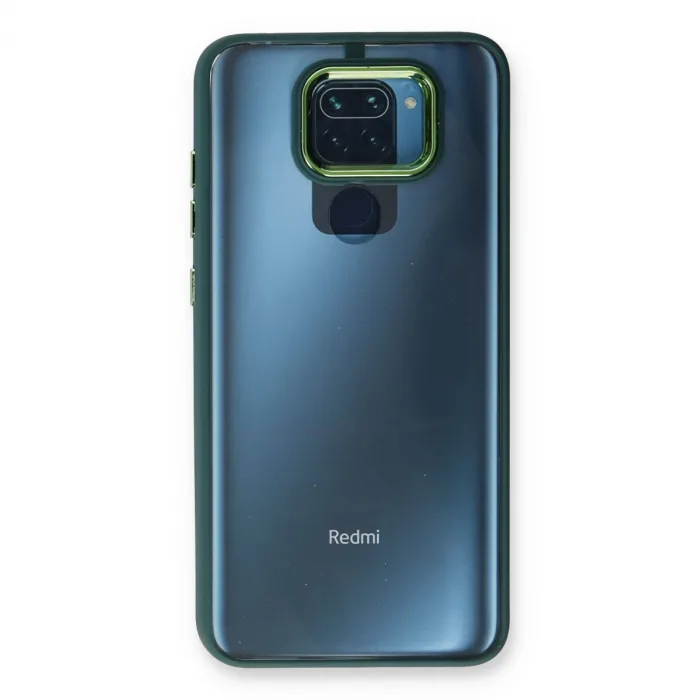 Xiaomi Redmi Note 9 Kılıf Dora Kapak - Haki Yeşil