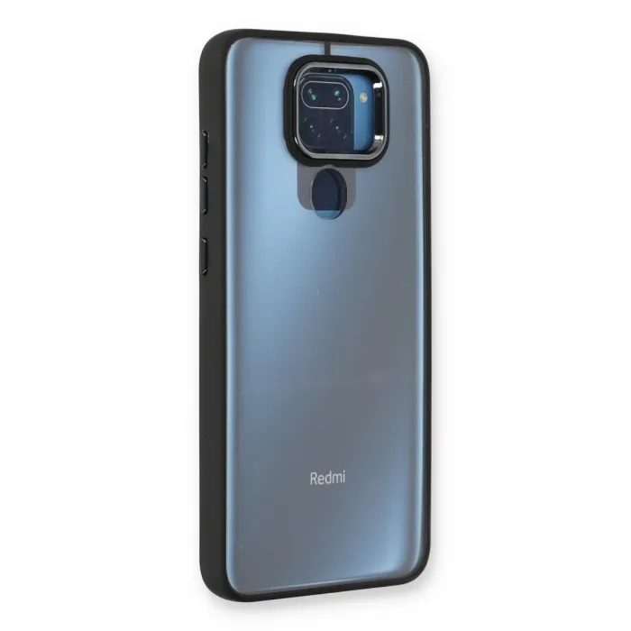 Xiaomi Redmi Note 9 Kılıf Dora Kapak - Siyah