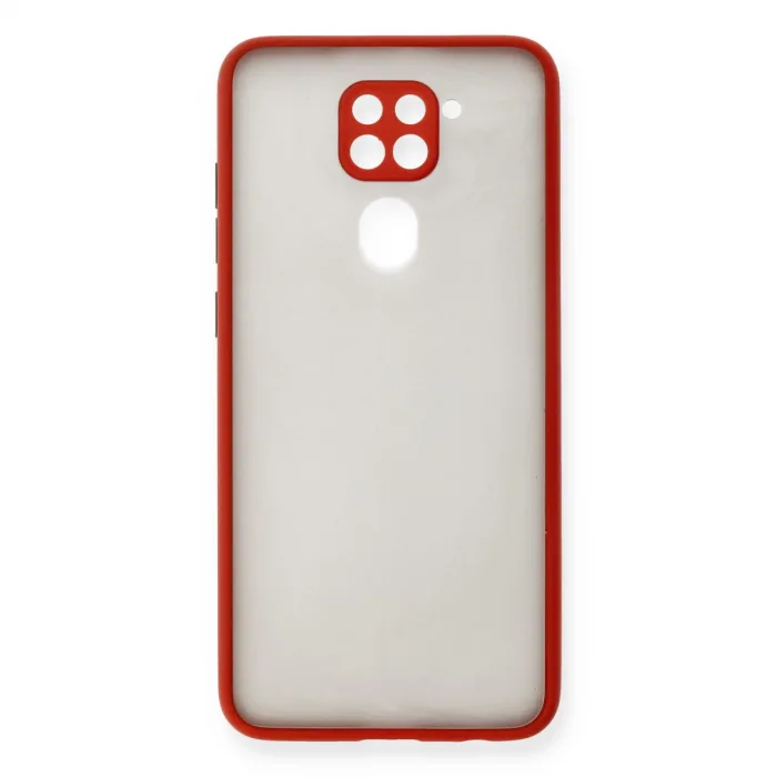 Xiaomi Redmi Note 9 Kılıf Montreal Silikon Kapak - Kırmızı