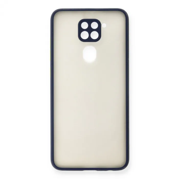 Xiaomi Redmi Note 9 Kılıf Montreal Silikon Kapak - Lacivert