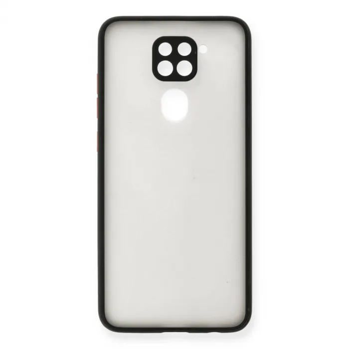 Xiaomi Redmi Note 9 Kılıf Montreal Silikon Kapak - Siyah