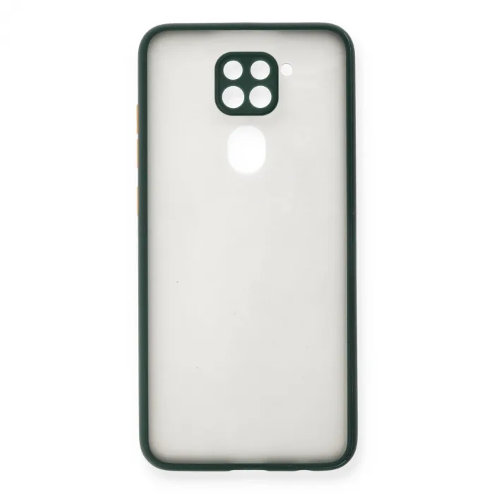Xiaomi Redmi Note 9 Kılıf Montreal Silikon Kapak - Yeşil