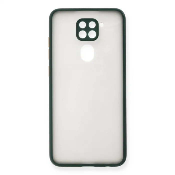Xiaomi Redmi Note 9 Kılıf Montreal Silikon Kapak - Yeşil