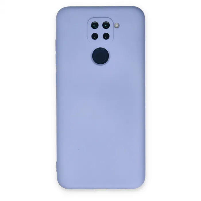 Xiaomi Redmi Note 9 Kılıf Nano İçi Kadife Silikon - Lila