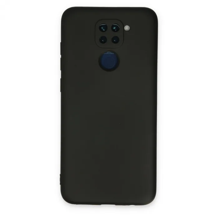 Xiaomi Redmi Note 9 Kılıf Nano İçi Kadife Silikon - Siyah