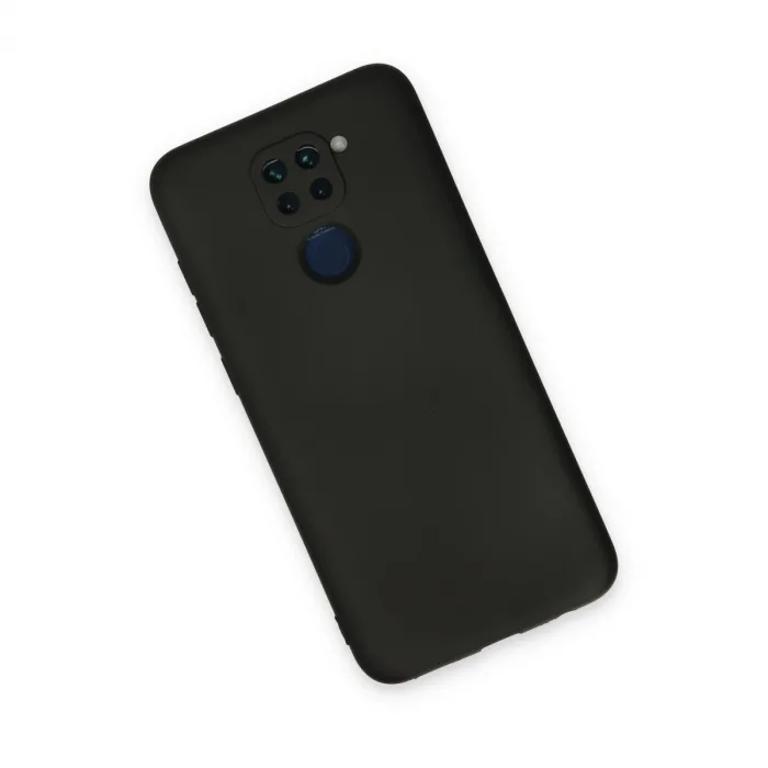 Xiaomi Redmi Note 9 Kılıf Nano İçi Kadife Silikon - Siyah