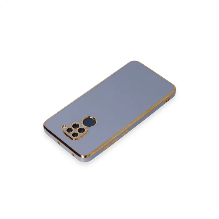 Xiaomi Redmi Note 9 Kılıf Volet Silikon - Mavi