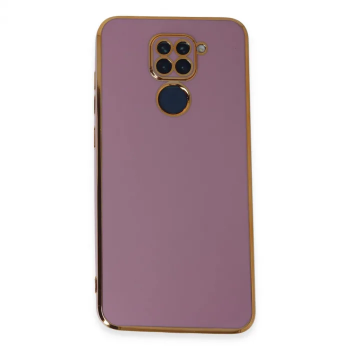 Xiaomi Redmi Note 9 Kılıf Volet Silikon - Mor