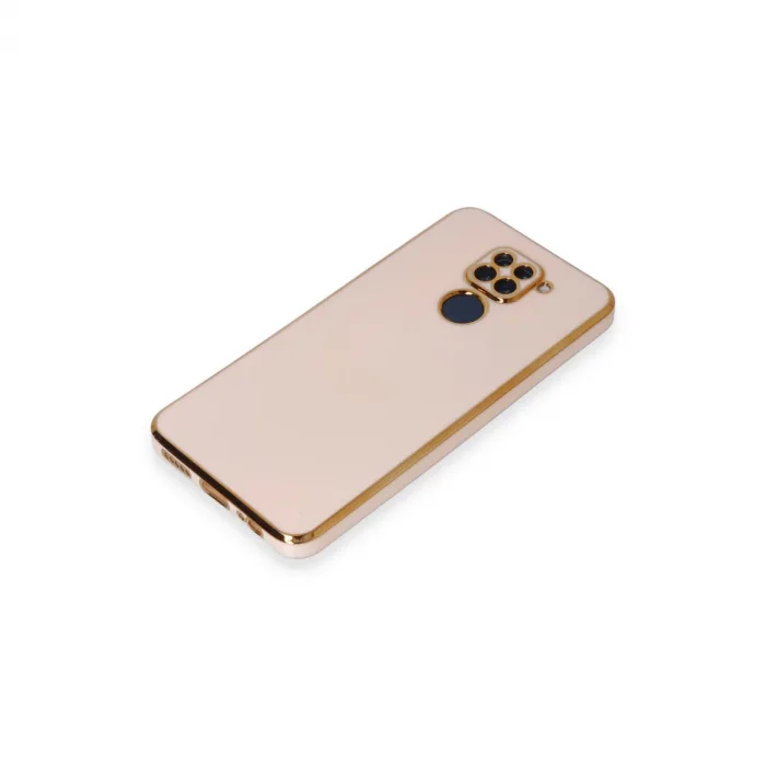 Xiaomi Redmi Note 9 Kılıf Volet Silikon - Pembe