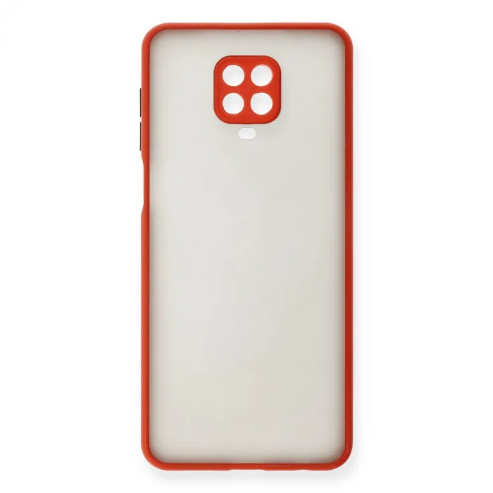 Xiaomi Redmi Note 9 Pro Kılıf Montreal Silikon Kapak - Kırmızı