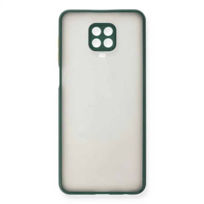 Xiaomi Redmi Note 9 Pro Kılıf Montreal Silikon Kapak - Yeşil
